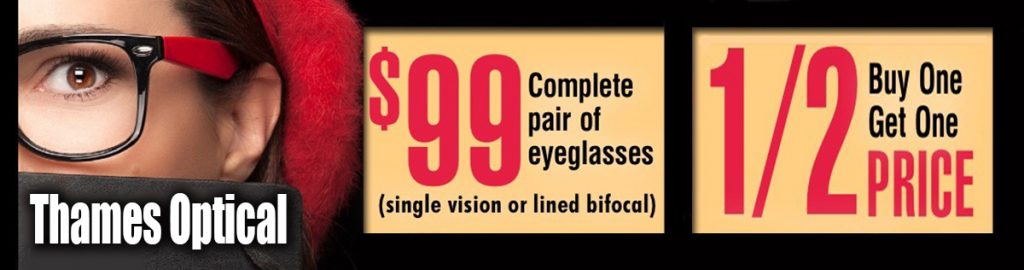 Image of a glasses discount banner